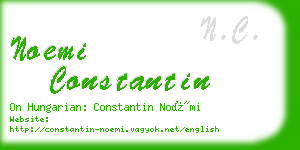 noemi constantin business card